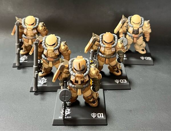 FW GUNDAM CONVERGE ガンダムコンバージ サザンクロス隊 5体セット リペイント