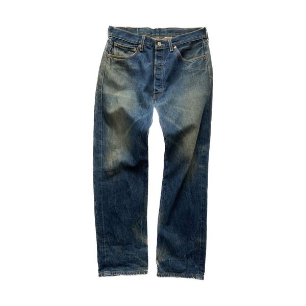 【最高の個体】00s Levi's 501 ストレートジーンズ W34 メキシコ リーバイス ヴィンテージ ビンテージ インディゴ USA アメリカ 古着