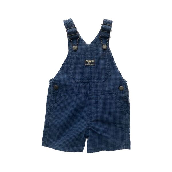 【雰囲気◎】OSHKOSH キッズオーバーオール 9Month ハーフ丈 古着 オシュコシュ ヴィンテージ ビンテージ アメリカ USA ベビー 子供服