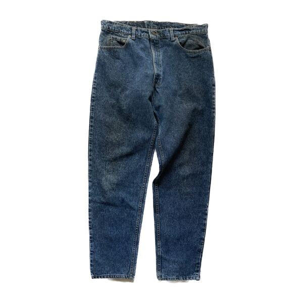 【激レア】90s Levi's 550 バギーデニム W38 USA製 アメリカ製 ケミカルウォッシュ リーバイス テーパード リーバイス ヴィンテージ 古着