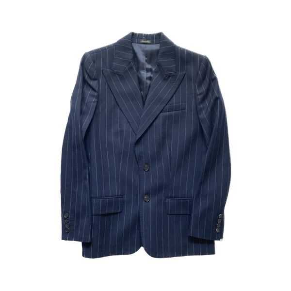 【過去の名作】RRL ストライプテーラードジャケット レディース3 L相当 新品同様 イタリア製 Double RL ダブルアールエル ラルフローレン