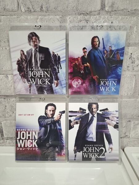 ジョン・ウィック ブルーレイ 4作品 Bluray 映画 洋画 パラベラム コンセクエンス キアヌ・リーブス(他出演 マトリックス スピード JM)