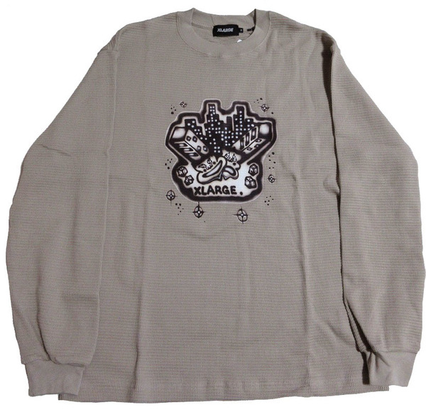 エクストララージ LAUGH NOW CRY LATER THERMAL 長袖 ロンT シャツ Mサイズ L/S TOP 101243013003 XLARGE カットソー