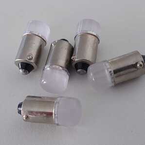 訳あり LED ba9s 5個 白熱色 メーター球 インジケーター 油圧計 水温計 油温計など CB750 Z1 Z2 Z400FX Z750FX CB400 KH GS GT 500ss 旧車