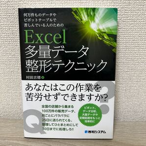 何万件ものデータやピボットテーブルで苦しんでいる人のための Excel多量データ整形テクニック 村田吉徳