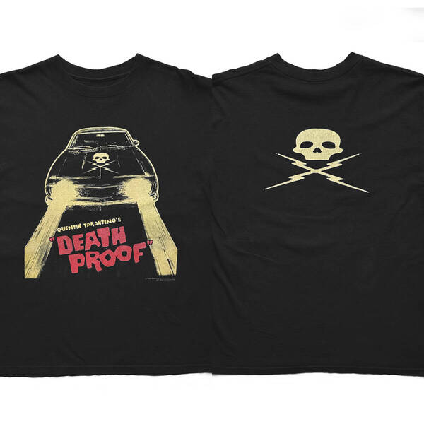 タランティーノ監督作 |00sヴィンテージ Death Proof Tシャツ|00年代ムービー/Y2K映画/Grindhouse/Reservoir Dogs/Pulp FIction