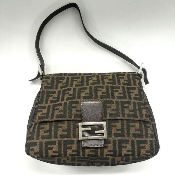 FENDI フェンディ ズッカ柄 マンマバケット ハンドバッグ