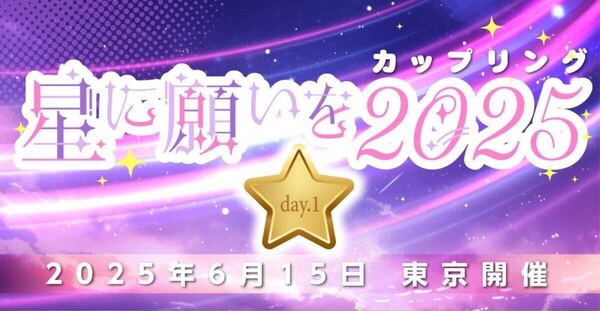 【匿名送料無料】 6/15 星に願いを 2025 -day1- サークルチケット サークルPASS 1枚 赤ブー