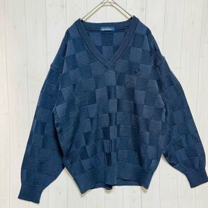【kingmaster】キングマスター Vネック ニット セーター 長袖 トップス