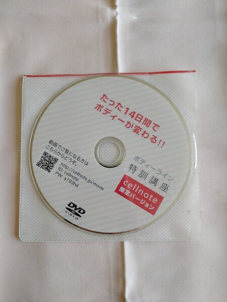 たった14日間でボディーが変わる ボディーライン 特訓講座 セルノート cellnote 限定バージョン DVD