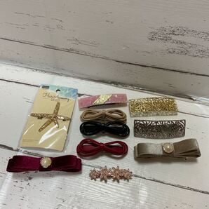 ⑪未使用 ヘアアクセサリー バレッタ はファッション雑貨 小物 まとめ売り 髪留め ヘアピン 髪飾り ヘアクリップ