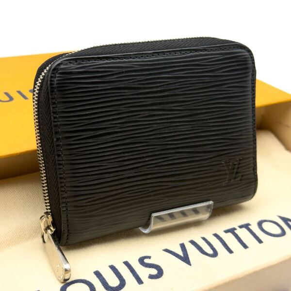 LOUIS VUITTON【現行RFIDモデル】エピノワールジッピーコインパースラウンドファスナーラウンドジップ 小銭入れ ルイヴィトン ブラック