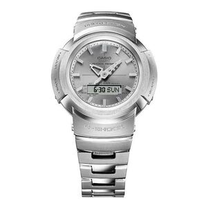 【新品・未使用】CASIO G-SHOCK AWM-500D-1A 電波ソーラー フルメタル カシオ ジーショック 腕時計 シルバー