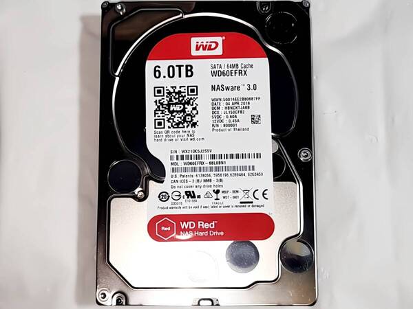 ☆6TB WD Red WD60EFRX-68L0BN1 WESTERN DIGITAL WD60