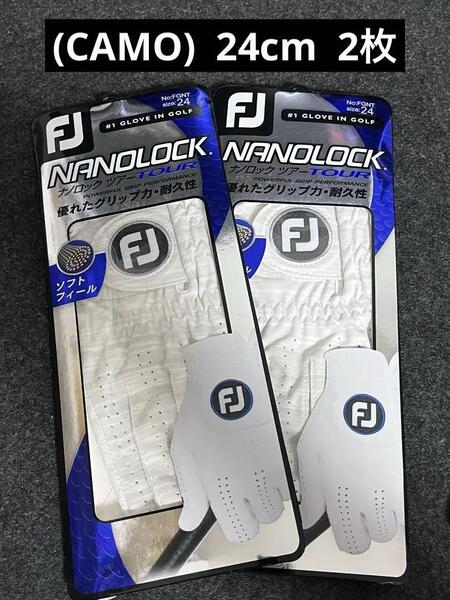 フットジョイ ナノロックツアー FGNT21CWT ホワイト 24cm 2セット