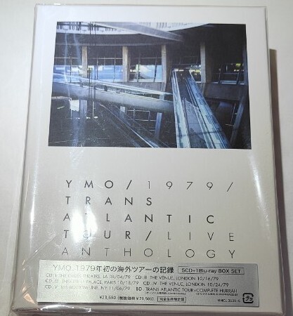 完全生産限定版 YMO 1979 TRANS ATLANTIC TOUR LIVE ANTHOLOGY 【5CD+Blu-ray Disc+ブックレット】新品未開封 ☆ Y.M.O. MHCL-3131