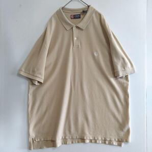 76 CHAPS 半袖ポロシャツ 2XL 肌色 無地 刺繍マーク ビック