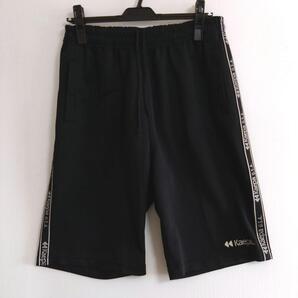 165 Kaepa ハーフパンツ L 黒 サイドロゴライン
