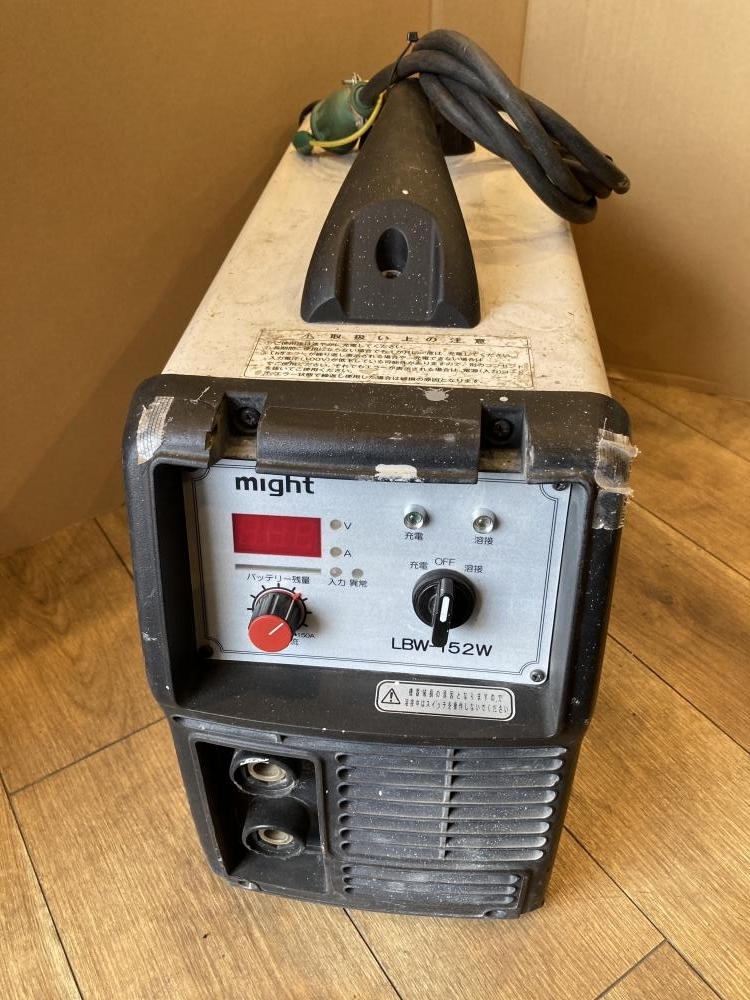 ◆ マイト工業 リチウム溶接機 LBW-152W ◆ ジャンク ◆ 中古品】マイト工業/might リチウムイオンバッテリー溶接機 LBW