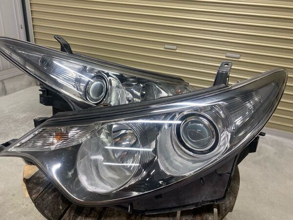 トヨタ エスティマ 破損無し 50系 前期 AFS付き 純正HID ヘッドライト 左右セット ACR50W GSR50W ACR50 GSR50 KOITO 28-187 刻印80