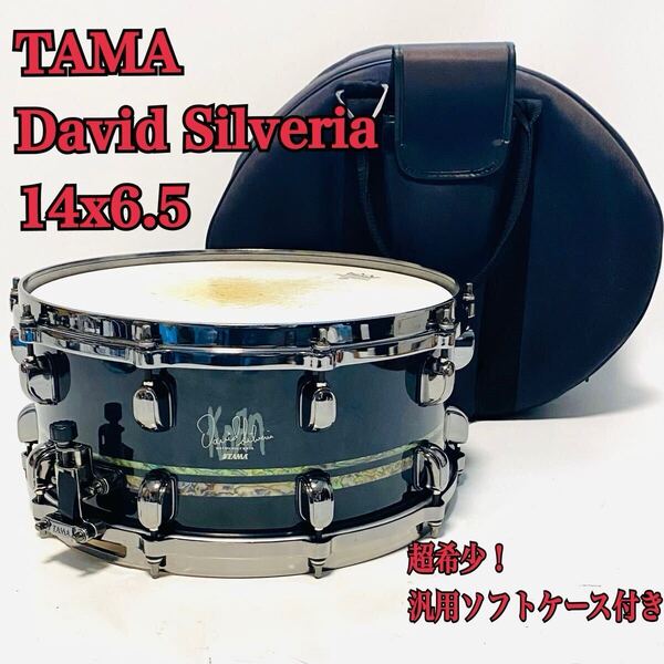 超希少! TAMA David Silveria デイヴィッド・シルヴェリア シグネチャースネアドラム 14x6.5 G-Mapleシェル 10mm 極厚シェル