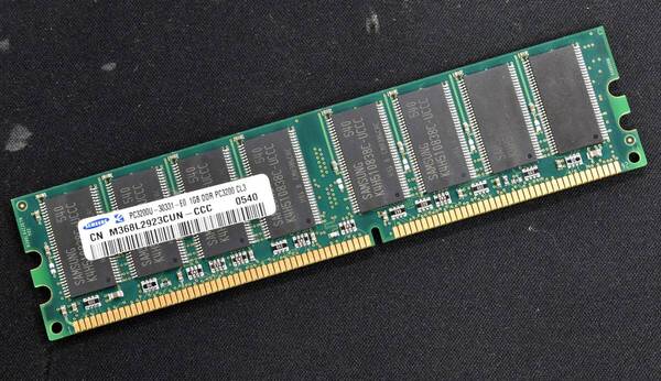 1GB PC3200U PC3200 DDR400 CL3 184pin non-ECC Unbuffered DIMM SAMSUNG (管:SA6322