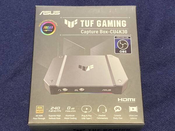 ASUS TUF GAMING Capture Box CU4K30