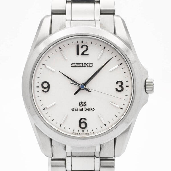 美品 Grand Seiko グランドセイコー 8J5系クオーツキャリバー アラビア数字インデックス SBGF009 8J55-0010 ホワイト ステンレス 約18.5cm