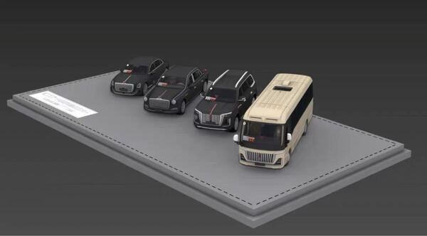 拓意 xcartoys 1/64 紅旗儀仗車隊 4台ギフトボックスセット 北京国際模型博覧会限定 激レア ミニカー