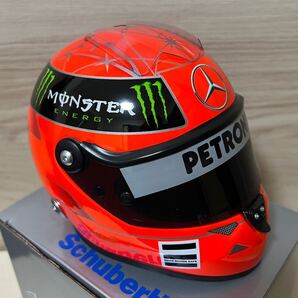 1/2 シューベルト ヘルメット ミハエル シューマッハ メルセデス AMG ペトロナス Mercedes MGPW01 2010年