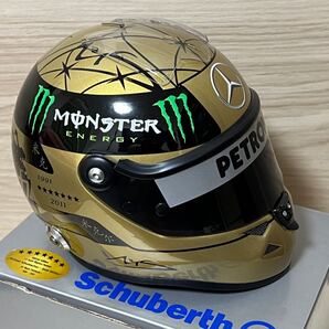 1/2 シューベルト ヘルメット ミハエル シューマッハ メルセデス AMG ペトロナス Mercedes MGP W02 2011年 スパフランコルシャン