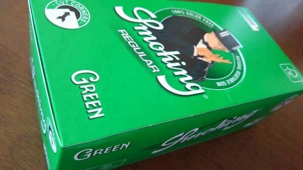 スモーキング グリーン smoking green 手巻き タバコ ペーパー 50個入り バラ 送料無料!