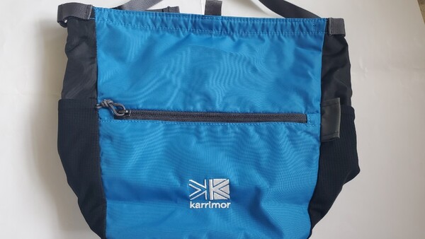未使用品/紙タグ処分/カリマーKarrimor/ロッククライミング ボルダリング用置き型チョークバケット/ 青黒色200g 28×25×22cmクライム山岳