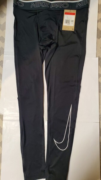 未使用紙タグ付ナイキNIKEドライフィットDri-FITナイキプロNike Proメンズ ランニングタイツDD1914-010 サイズL黒タイトフィットTight Fit
