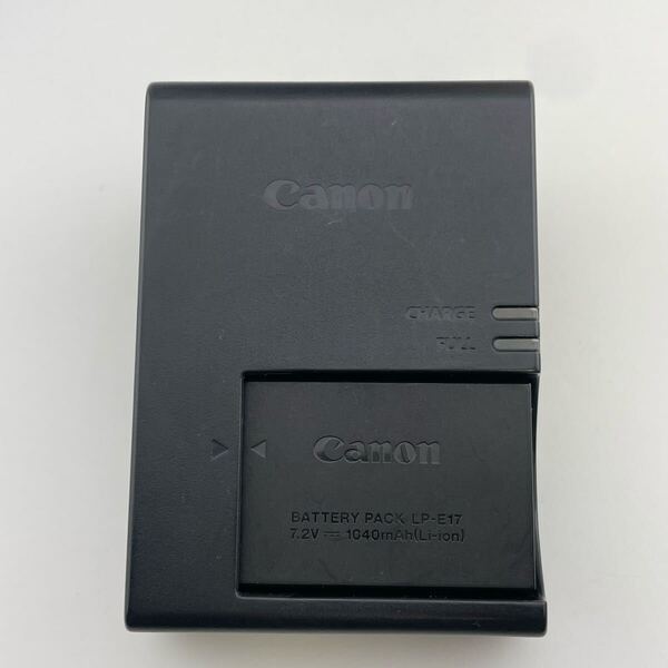 2個セット【動作確認済】返金保証 送料無料 Canon キャノン 純正 バッテリー LP-E17 充電器 LC-E17