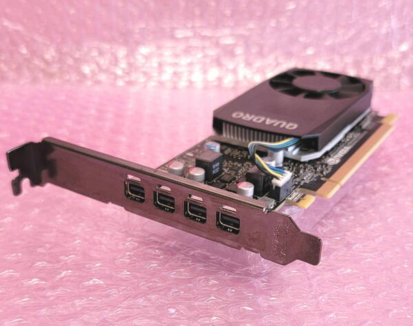 NVIDIA Quadro P600 Mini DisplayPort×4 GDDR5 2GB フルハイト PCI-Express 送料込み