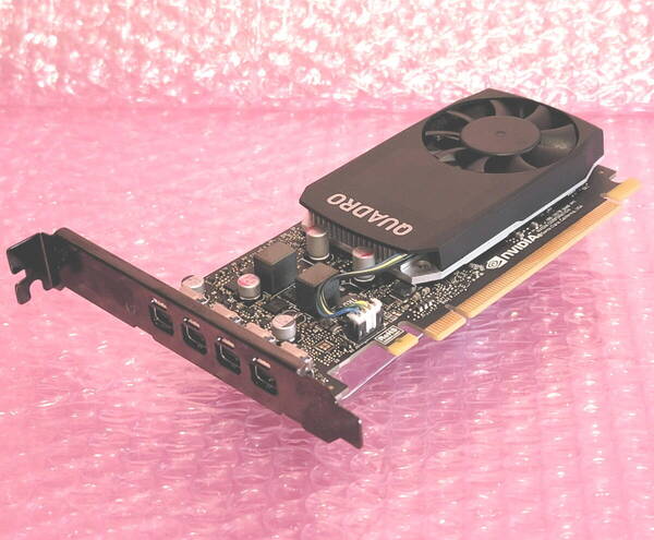 NVIDIA Quadro P620 Mini DisplayPort×4 GDDR5 2GB フルハイト PCI-Express 送料込み
