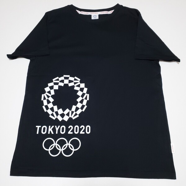 東京オリンピック 東京2020公式ライセンス Tシャツ ブラック サイズL タグ付き未使用品