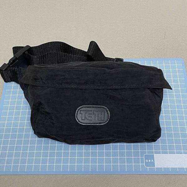 新品/未使用◆訳あり!難あり◆ ウエストポーチ 黒色