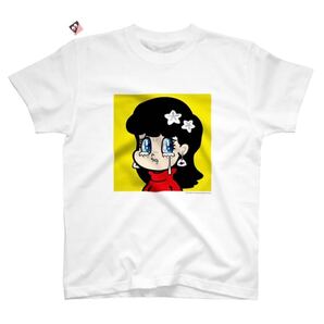 新品 スーパーミルクちゃん「泣くキャラ」Tシャツ Lサイズ イエロー
