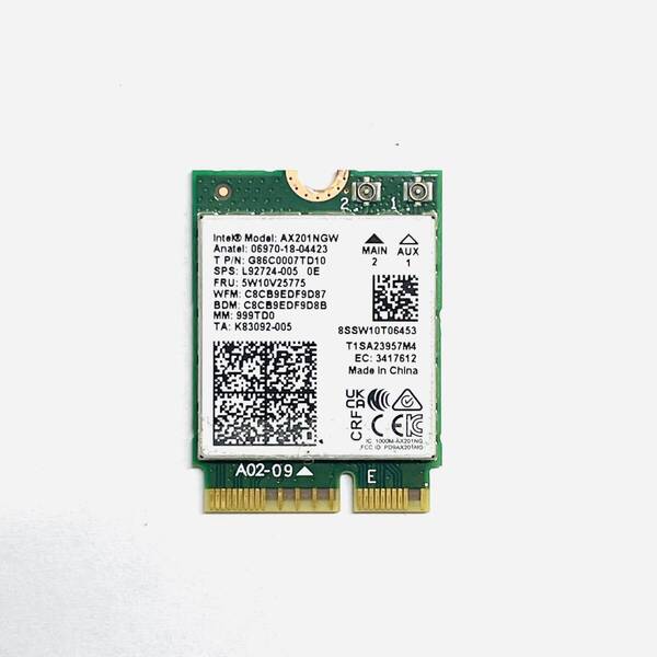 【送料無料即発】美品Intel Wi-Fi6 AX201 無線LANカード AX201NGW BT5.2 5W10V25775
