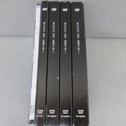 C851☆DVD BLEACH ブリーチ 破面・虚圏潜入篇 全5巻 5/30