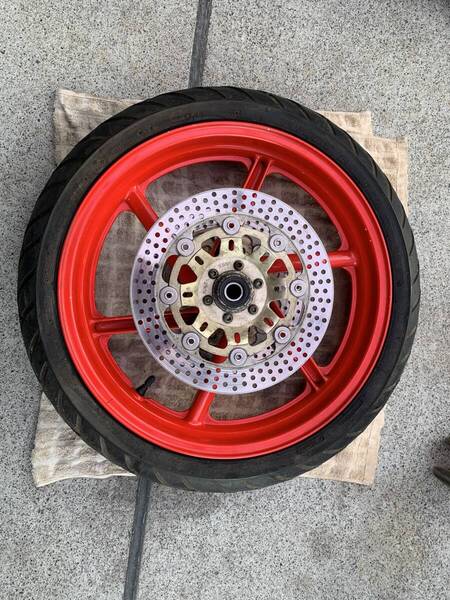 CBR250RR mc22 純正 フロント ホイール ディスク 付き!