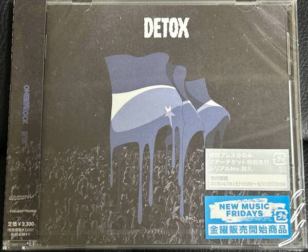 ■新品未開封/送料無料■ONE OK ROCK DETOX 通常盤/初回プレス ステッカー付き