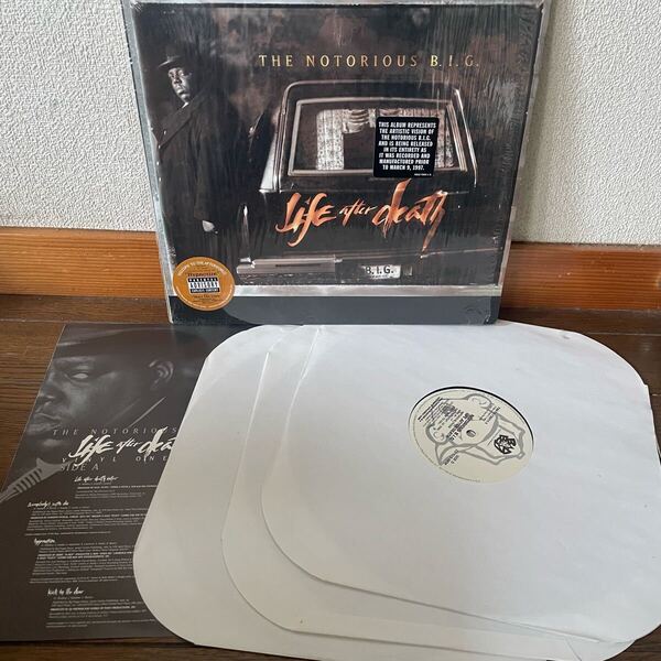 ノートリアスB.I.G レコード 3枚組★Life after Death★THE NOTORIOUS BIG 1997年 アルバム 美品 ヒップホップ アメリカ ラップ 美品