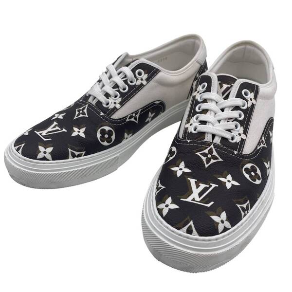 ☆★【極美品】Louis Vuitton ルイヴィトン トロカデロ ライン ローカットスニーカー レザー ブラウン 1A7QZT 27cm★☆
