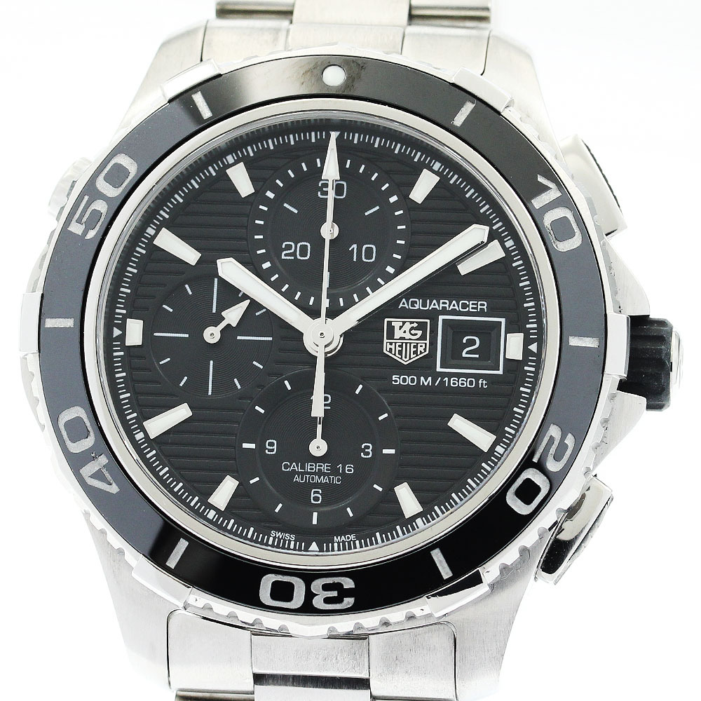 TAG Heuer アクアレーサー クロノグラフ CAF2111 自動巻き 中古【CAF2111】タグホイヤー（TAG HEUER） アクアレーサー