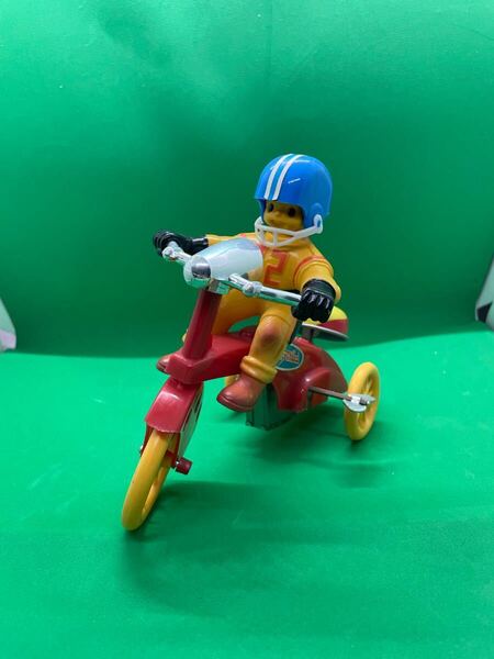 ブルマァクUFO戦士ダイアポロン ゼンマイ チョコ松 三輪車 当時物 ソフビ フィギュア ビンテージ ロボットBULLMARK