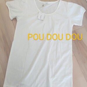 新品! POU DOU DOU 半袖 白Tシャツ