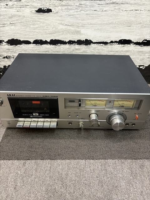 現状販売！AKAI CS-F33R カセットデッキ 赤井ブラック